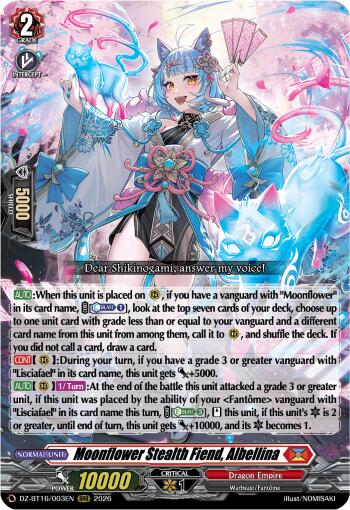 Moonflower Stealth Fiend, Albellina