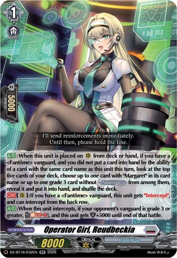 Operator Girl, Reudbeckia