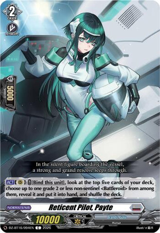 Reticent Pilot, Payte