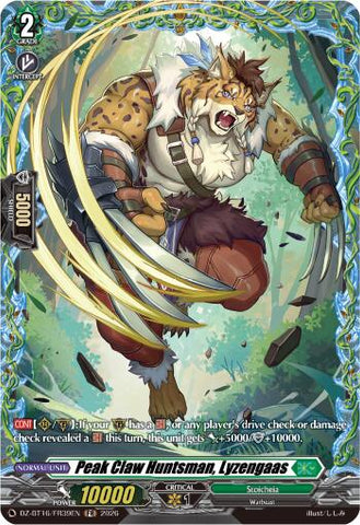 Peak Claw Huntsman, Lyzengaas (FR)