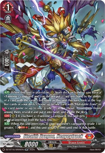 Stealth Dragon, Henyeytrack (SR)