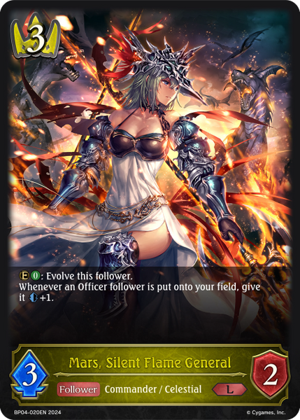 Mars, Silent Flame General - BP04-020EN