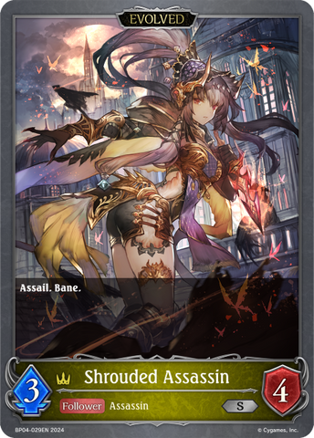 Shrouded Assassin (Evolved) - BP04-029EN