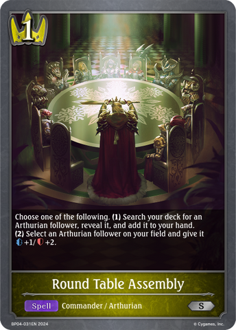 Round Table Assembly - BP04-031EN