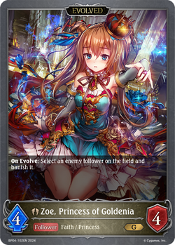 Zoe, Princess of Goldenia (Evolved) - BP04-102EN