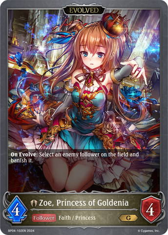 Zoe, Princess of Goldenia (Evolved) - BP04-102EN