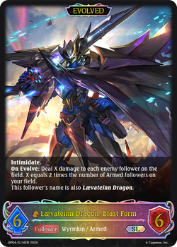 Lævateinn Dragon, Blast Form (SL) - BP04-SL14EN