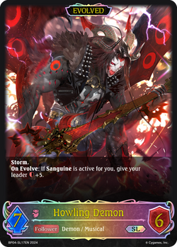 Howling Demon (Evolved) (SL) - BP04-SL17EN