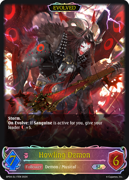 Howling Demon (Evolved) (SL) - BP04-SL17EN