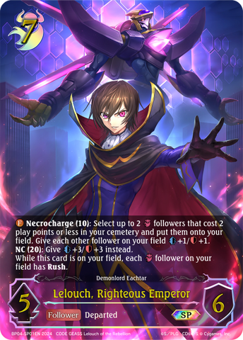 Lelouch, Righteous Emperor (SP) - BP04-SP01EN