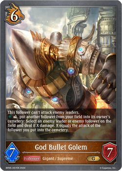 God Bullet Golem - BP05-057EN