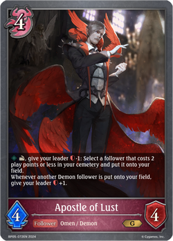 Apostle of Lust - BP05-072EN
