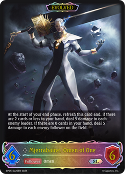 Mjerrabaine, Omen of One (Evolved) (SL) - BP05-SL20EN