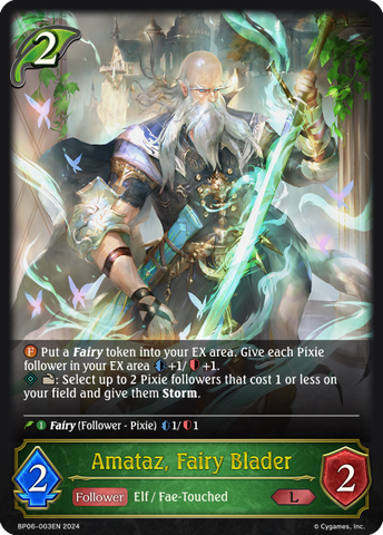 Amataz, Fairy Blader - BP06-003EN