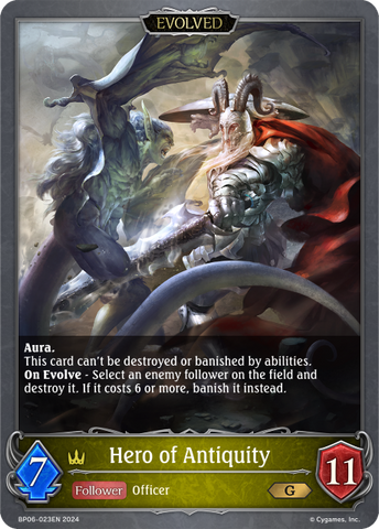 Hero of Antiquity (Evolved) - BP06-023EN