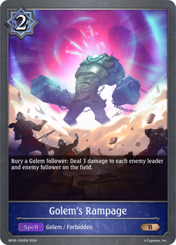 Golem's Rampage - BP06-050EN
