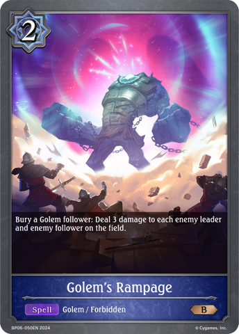 Golem's Rampage - BP06-050EN