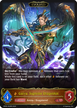 Garyu, Supreme Dragonkin (Evolved) - BP06-053EN