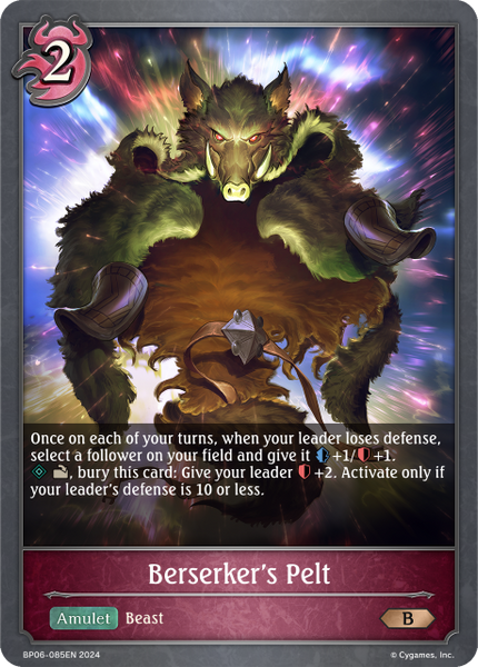 Berserker's Pelt - BP06-085EN