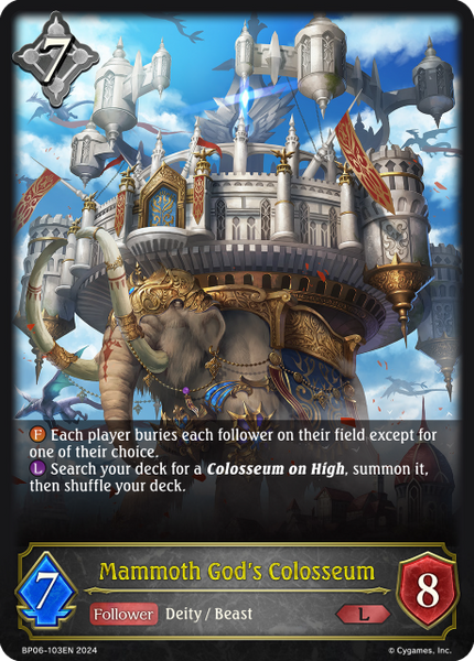 Mammoth God's Colosseum - BP06-103EN