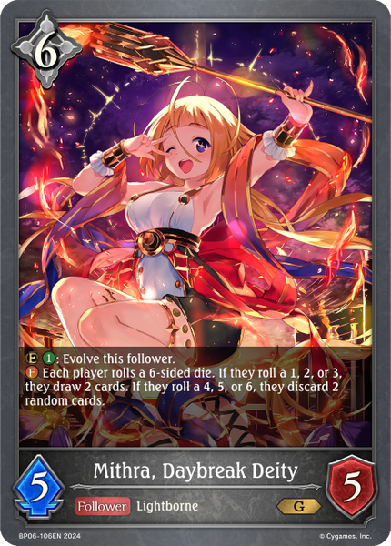 Mithra, Daybreak Deity - BP06-106EN