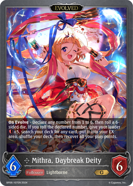Mithra, Daybreak Deity (Evolved) - BP06-107EN