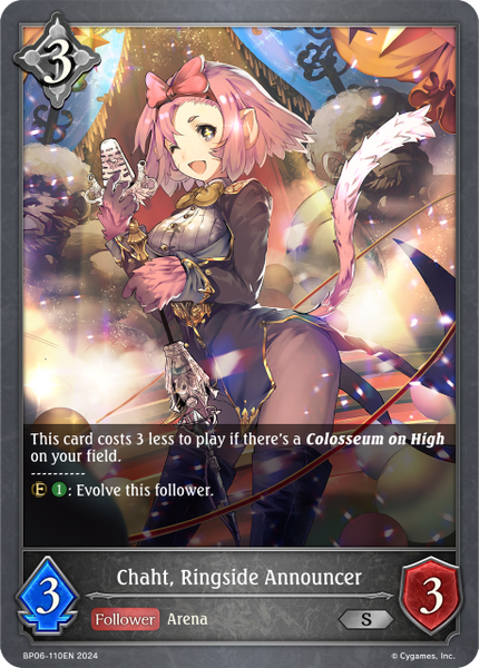 Chaht, Ringside Announcer - BP06-110EN