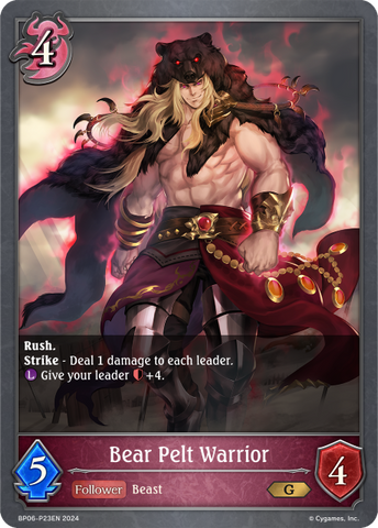 Bear Pelt Warrior (P)- BP06-P23EN