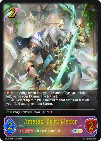 Amataz, Fairy Blader (SL) - BP06(SL) -SL03EN