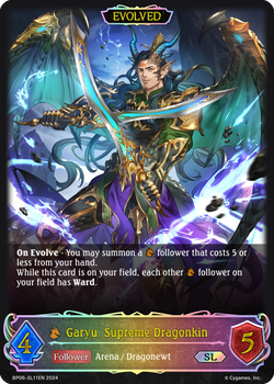Garyu, Supreme Dragonkin (Evolved) (SL) - BP06(SL) -SL11EN