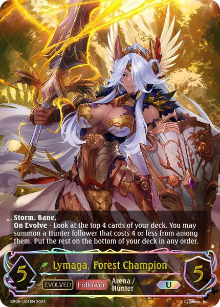 Lymaga, Forest Champion (Evolved) (U) - BP06-U01EN