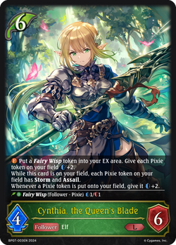 Cynthia, the Queen's Blade - BP07-003EN