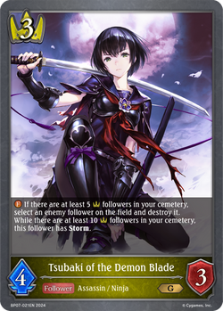 Tsubaki of the Demon Blade - BP07-021EN