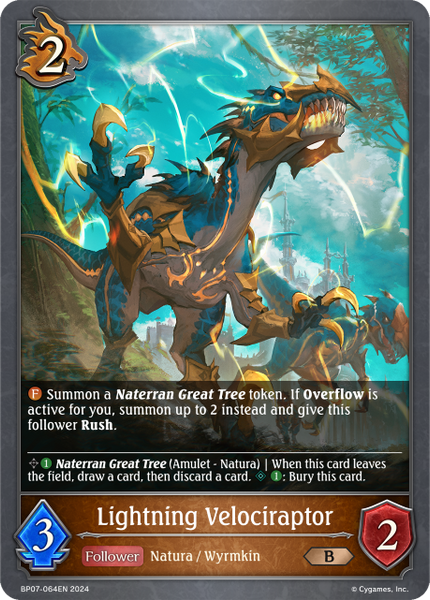Lightning Velociraptor - BP07-064EN