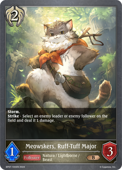 Meowskers, Ruff-Tuff Major - BP07-100EN