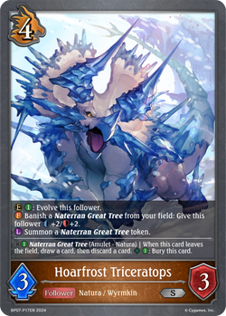 Hoarfrost Triceratops (P) - BP07-P17EN