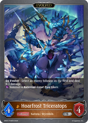 Hoarfrost Triceratops (Evolved) (P) - BP07-P18EN