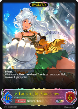 Ladica, the Stoneclaw (Evolved) (SL) - BP07-SL02EN