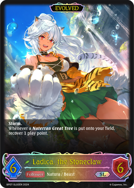 Ladica, the Stoneclaw (Evolved) (SL) - BP07-SL02EN