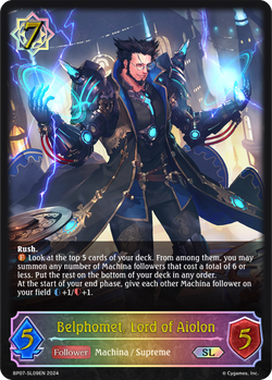 Belphomet, Lord of Aiolon (SL) - BP07-SL09EN