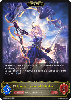 Jeanne, Beacon of Salvation (Evolved) - BP09-107EN