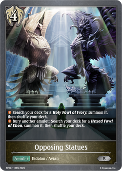 Opposing Statues - BP09-116EN
