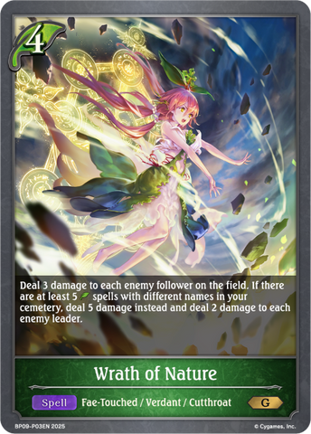 Wrath of Nature (P) - BP09-P03EN