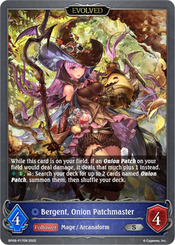 Bergent, Onion Patchmaster (Evolved) (P) - BP09-P17EN