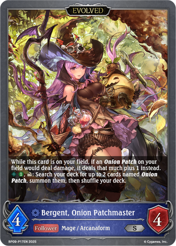 Bergent, Onion Patchmaster (Evolved) (P) - BP09-P17EN