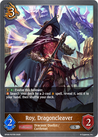 Roy, Dragoncleaver (P) - BP09-P27EN