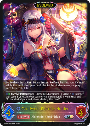 Ceridwen, Eternity Hunter (Evolved) (SL) - BP09-SL08EN