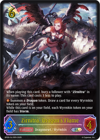 Zirnitra, Dragon's Flame (SL) - BP09-SL15EN
