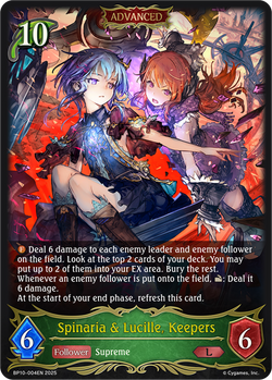 Spinaria & Lucille, Keepers - BP10-004EN