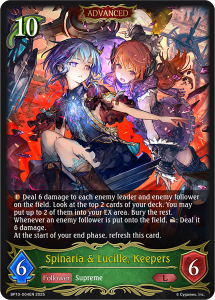Spinaria & Lucille, Keepers - BP10-004EN